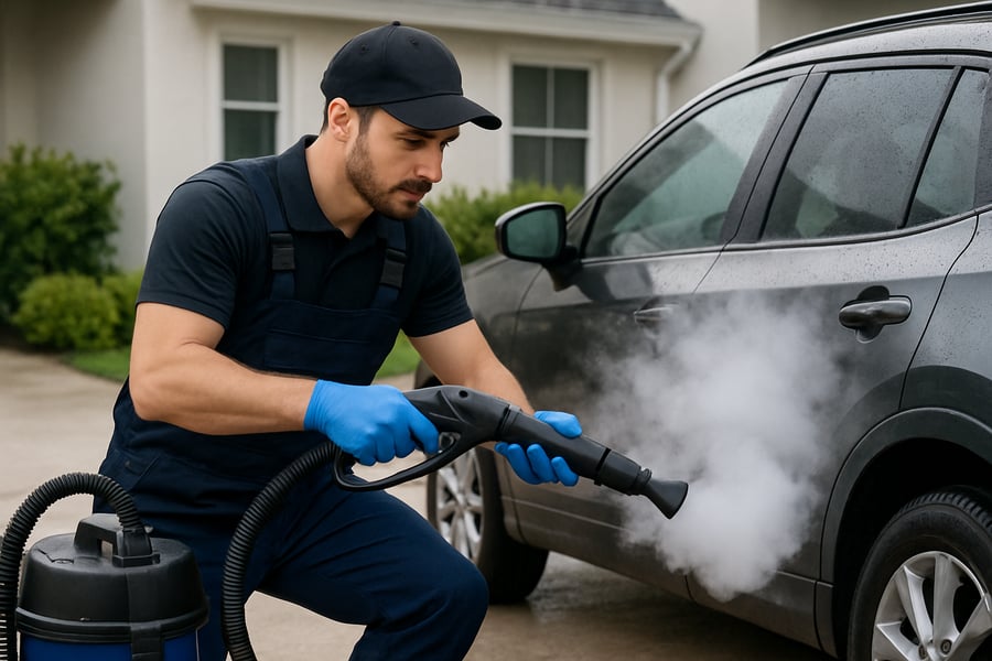 Nettoyage professionnel de voiture à domicile Nettoyage professionnel de voiture à domicile